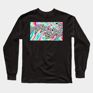 Pastels Abstract Art by Orchid 14 Long Sleeve T-Shirt